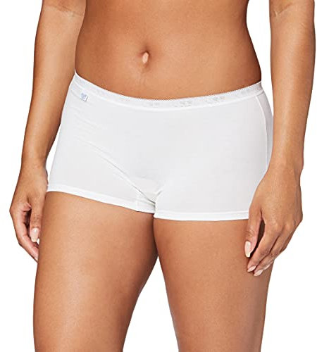 Sloggi Damen Basic+ Short Panty, Weiß, 38 EU