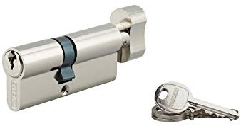 THIRARD - Cylindre à bouton 40 x 30 mm nickelé 3 clés