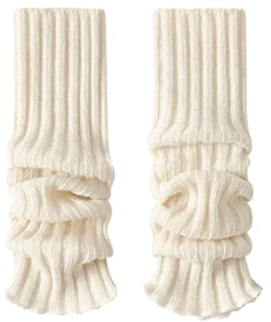 Schwarze Stulpen für Ballett - Gestrickte Beinwärmer und Knöchelwärmer für Damen und Mädchen - Warme Beinstulpen für Yoga