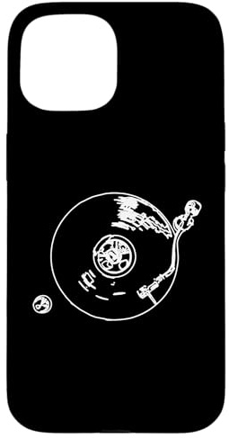 Giradischi in vinile vintage DJ Disc Jockey giradischi Custodia per iPhone 15