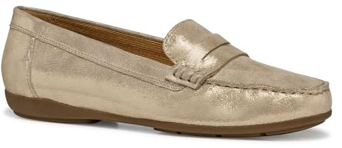 Geox - D ANNYTAH Moc A, Mocasín Mujer, Lt Gold,