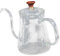 MAGICLULU 4 Piezas cafetera de mano térmico infusor plegable completamente mini tetera coffee machine cafetera lor cafetera prensa cefeteras olla de pico estrecho cafetera de oficina Vidrio