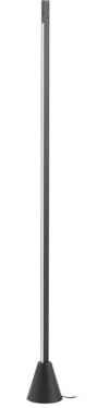 Lucande LED-golvlampa, Lineja dimbar (modern) i svart av aluminium (1 flamma), golvlampa, golvlampa, golvlampa, vardagsrum, vardagsrum