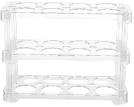 SHINEOFI Boîte à Empilable Plastique Transparent Pour Réfrigérateur Rangement Sécurisé Et Pratique Pour Œufs Accessoire De Cuisine Pour Organiser Frigo