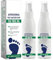 Antifungal Foot Spray,2PCS Clear Foot Sanitizers Spray With Tea Tree Oil,Reduce Feet Odor & Shoe Freshness,Athletes Deodorant for Smelly Feet for Women & Men,Easy to Use