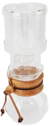 banapoy Cold Brew-kaffebryggare, 400 Ml Iskallt Bryggdroppar Av Klart Glas med Justerbart Vatten Som Rinner, Isdropp Kaffemaskin för Hushållets Terum