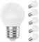 Lampadine a LED E27 G45 6W, Luce Naturale 4200K Attacco Grande Bulbo Piccolo,Base Classic Risparmio Energetico(Equivalenti a 40W), Non Dimmeriabile Nessun Sfarfallio, Pacco da 6