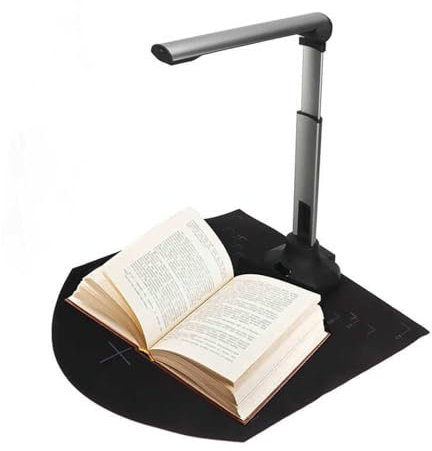 Scanner de livres pour appareils photo de documents Caméra à documents 12 millions de Pixels HD A3 A4, mise point automatique USB, Scanner de caméra à documents for la numérisation de fichiers, Notes,