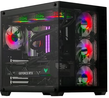 Veno Scorp Gaming PC - AMD Ryzen 7 9800X3D Gen Nvidia Geforce RTX 5080 16GB Graphics Card - 32GB 6000Mhz DDR5 Ram - 1TB Gen 5 NVMe - 1000W Gold Rated PSU - Wi - Fi - Nemesis 7 ARGB Black