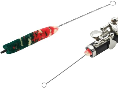 Cepillo Limpiador de Flautas, Limpiador de Instrumentos de Viento Suave de Colores, Herramientas de Limpieza de Flauta para niños, niñas, niños, Adultos
