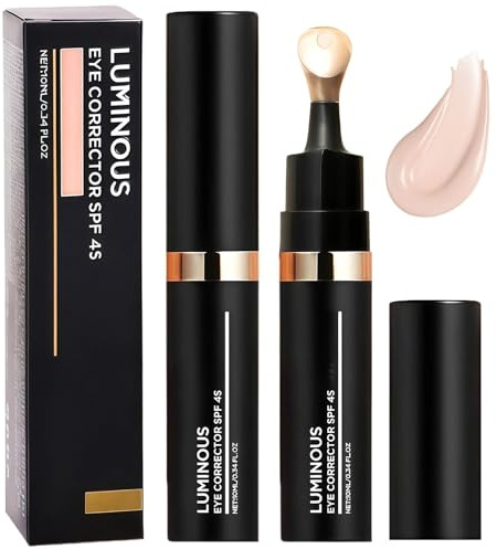 Luminous Eye Corrector SPF 45 Hydrating Concealer Stick, Liquid Concealer & Brightener for Dark Circles, Blemishes & Spots, Radiant Finish Lightweight Concealers & Correctors for Women
