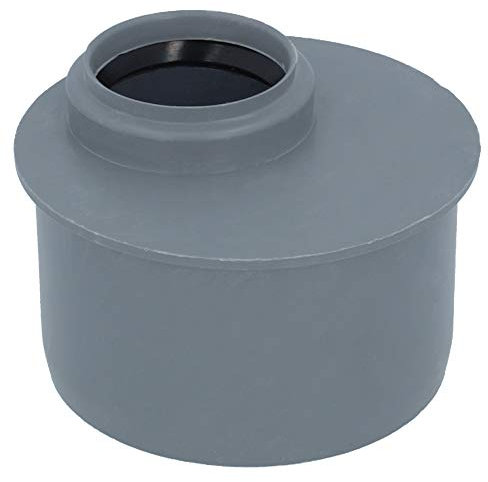 HT Rohr Reduktionsstück Ø DN 110/50 mm | Abwasser Kunststoff Abflussrohr Kurz Kunststoffreduktion PVC PP Verbindung Anschlussstück Abwasserreduktion