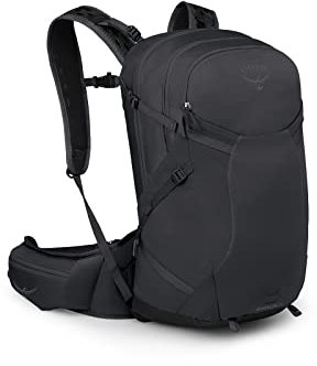 Osprey Sportlite 25L Unisex Wanderrucksack, S/M, Erweiterte Passform, Holzkohlegrau