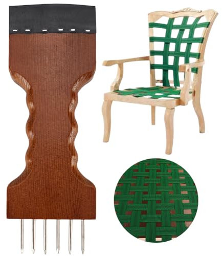 BENECREAT Tensor de correa con mango de madera, 220 x 78 mm, lienzo profesional, alicates de lona de metal, pinzas para estiramiento, pintura al óleo