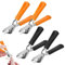 4Pcs Nagelknipser mit Auffangbehälter Groß Schräger Nagelknipser mit Weiter Backenöffnung Und Spritzschutz Gebogene Nagelknipser Weite öffnung mit Spritzschutz für Erwachsene und Senioren