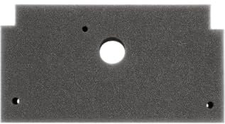 Filterwelt Filtre éponge 12022801 pour sèche-linge à pompe à chaleur Bosch Siemens - Filtre de rechange pour socle - Ajustement parfait et lavable - Filtre en mousse 292 x 142 mm (1 pièce)