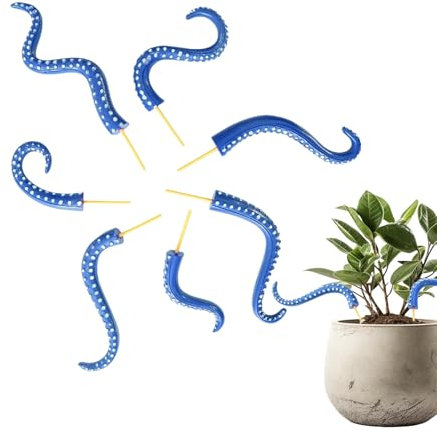 shpuuyy Per Piante - Supporti Decorativi in Resina per Piante con Effetto Luminoso | 7 Pezzi Supporto Per Piante Rampicanti Per Fiori In Vaso Da Interno Esterno Giardino Terrazza