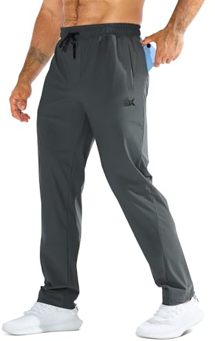 ZENWILL LightArmor Pantalon Chandal Hombre Pantalon Deporte | Pantalones Deportivos Ligeros Hombre Running, Jogger Gimnasio Cremallera Bolsillo, Elasticos Pantalón Chandal Largo Fitness