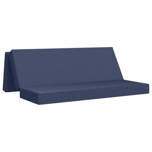 vidaXL Fällbar Soffbed 180 x 67 x 45 cm Blå