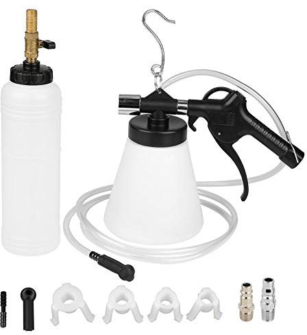 Akozon Pneumatische Bremsflüssigkeit Entlüfter Auto Bremsflüssigkeit Entlüftungsöl Pumpmaschine Bremsöl Ersatz Werkzeug Kit Druckluft Bremsenentlüftungsgerät entlüften Bremsen Entlüfter Set