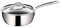Lagostina Accademia Lagofusion Salsiera Manico Lungo con Coperchio, Acciaio Inox 18/10 Ø 16 cm, Pentola Induzione, Gas e Forno, Finitura Lucida Esterna e Satinata Interna, Fondo 5 Strati