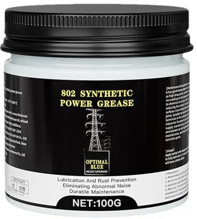 Holdes Grasso elettrico,Grasso per contatti elettrici | Pasta conduttiva per alte temperature da 100 g | Grasso composto automobilistico in crema al rame per collegamenti elettrici