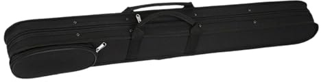 F Fityle Custodia per arco verticale per contrabbasso, accessorio per strumenti, imbottitura spessa, borsa per arco per basso, per performance sul palco, Nero