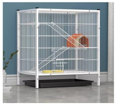 Fågelbur Voljär 27 Tums Fågelbur Med Bricka Metall Fågelhus Parakit Papegojbur För Dvärgpapefågel Cockatiel Conure Finch Voljärbur Undulater