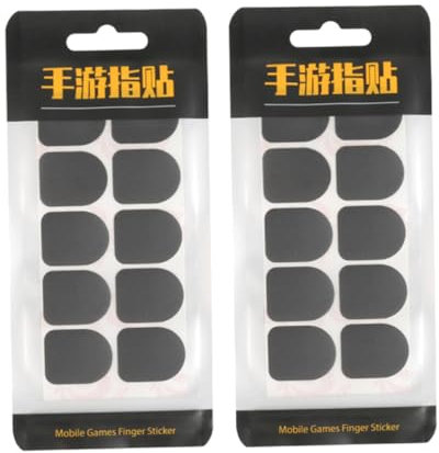 Homoyoyo 2sacs Manchons Autocollants pour Doigts Tactile Jeu Écran Isolent Transpiration Toucher Améliorent Sensations Clic Glissement