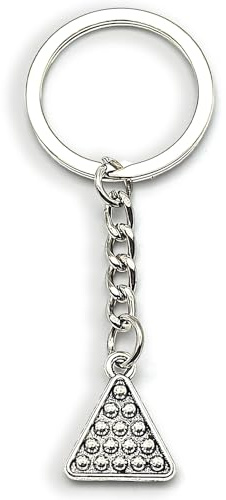 Zynara Billard Snooker Schlüsselanhänger Glücksbringer,Pool Ball Anhänger für Snooker Fans als Geschenk an Vater Mutter Geburtstag Weihnachten