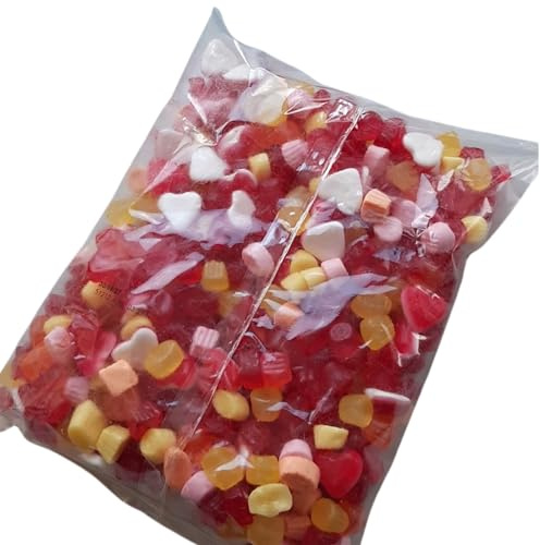 Deine Naschbox | Bunter Fruchtgummi Mix - zuckerfrei | XXL Großpackung für Candybar & als Geschenk | Saftig | Fruchtig | Gelatinefrei | Sonderposten