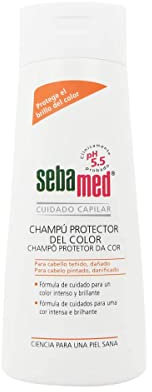 Sebamed Champú Color - 200 ml Champú para cabello teñido y decolorado, Complejo reparador que estabiliza la estructura del cabello, lavar y proteger el cuero cabelludo y el cabello