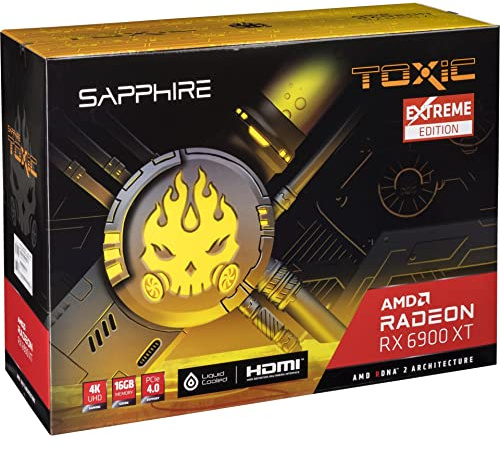 Sapphire TOXIC RADEON RX 6900 XT GAMING OC 16GB GDDR6 EXTREME HDMI 3XDP 11308-08-20G