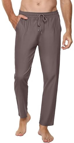 Sykooria Pantalones Hombre Casuales Pantalon Chandal Hombre Algodon Pantalon Hombre Deporte Largo con Bolsillos para Yoga Playa Fiesta Caminar
