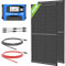 400W Solarpanel Kit, Monokristallines Solarmodul Off-Grid Kit mit 2 * 200W Solarmodulen + 100A MPPT 12V/24V Laderegler +Z-Befestigungsklammern+ 6m ft Solar Cable (400W Kit)
