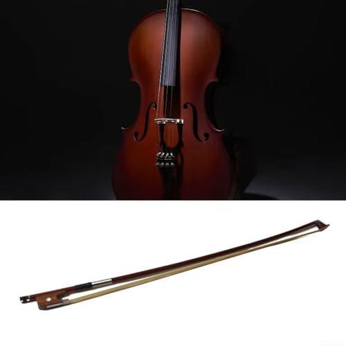 Red Wood 1/8 Cellobogen Rosshaar, professioneller Holzbogen für Violinen