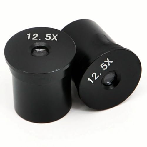 Mikroskopobservation 1 par vidvinkelokular 12,5 x 23,2 mm diameter för biologisk mikroskoplins