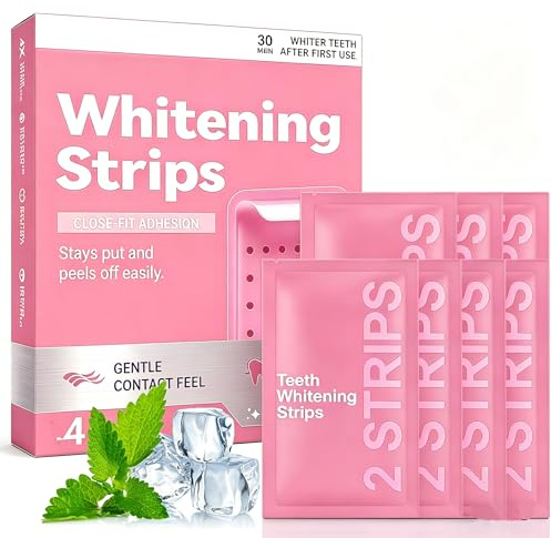 14 Pegatinas blanqueadoras,Gel Profesional para Dientes Blancos,Resultados en Pocos Usos
