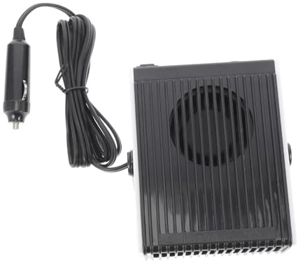 Holibanna Calefacción Portátil para Coche Desempañador Limpiador Seguridad Conducción Autocalefacción Diseño Intuitivo Asa Energía Silencioso Sin Batería Fiable Calor y Frío