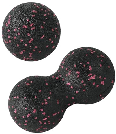 Palline Massaggio, 2 pezzi, Massaggio dei Punti Trigger, Palla Massaggiante gli Sport, alleviare lo stress, Lacrosse Ball Palla Massaggio, per Schiena, Piedi
