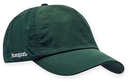 Puresport Running Cap, Lightweight Water-Repellent Hat, Green
