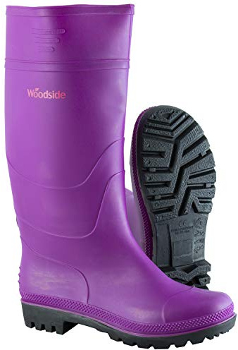 Woodside Wellington Boots PURPLE - SIZE 6