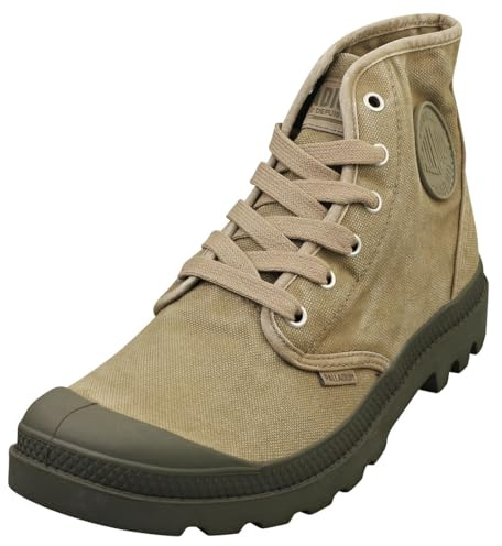 PALLADIUM-EU Homme Pampa Hi Sneaker Boots, Dusky Green, 42.5 EU