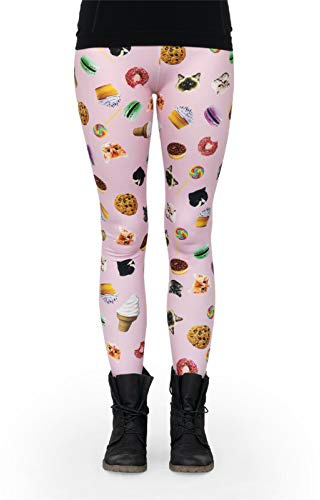 cosey - Festival-Party-Line Leggings (Einheitsgröße) - (Cats and Sweets)