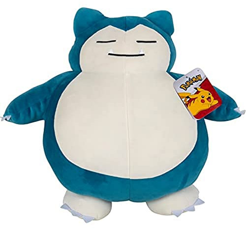 Pokémon PKW0223 - 45cm Schlafendes Plüsch - Relaxo, offizielles Pokémon Plüsch