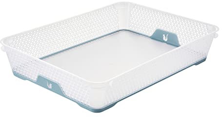 keeeper Stapelkorb, Rutschfest, DIN A4, 36 x 26,5 x 7 cm, Jonas, Nordic Blue