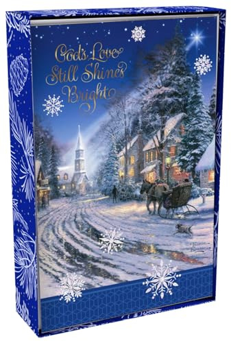 DaySpring - Thomas Kinkade - God's Love Still Shines - 18 Christmas Boxed Cards