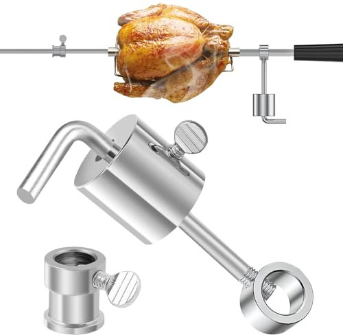 yotutun Ausgleichsgewicht für Grillspie, 286 Gram Edelstahl Spießgewicht und Lager für Drehspieß Grillspießgewichte Spießstangen Stopper Gewicht für Grillspieß Rotisserie