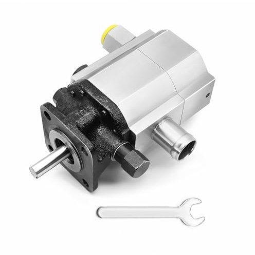 Nakkaa 16GPM 2 Stage 3000PSI Hydraulic Log Splitter Pump Aluminum Hydraulic Gear Wood Splitting Machine Pump (16GPM 3000PSI)