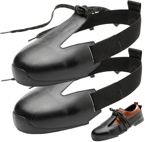 Scarpe da tetto Stivali da tetto in plastica Scarpe da antiscivolo con fascia elastica comode da per uomo Donna Protezione per lavori di copertura per esterni